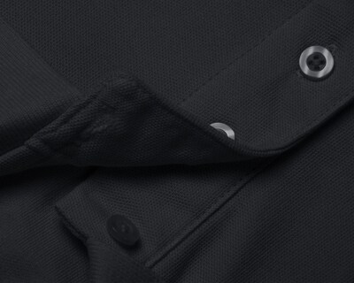 Foto 4 | Foto 4 | Polo Needbo Para Hombre  Manga Larga  Casual  De Algodón Negro - Venta Internacional.