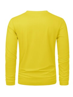 Foto 2 | Foto 2 | Camiseta Magnivit De Manga Larga De Algodón Para Hombre Color Amarillo - Venta Internacional.