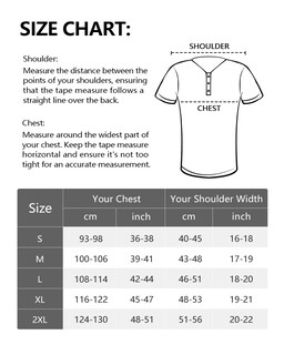 Foto 5 | Foto 5 | Henley Tees Liloak  Paquete De 4 Unidades  Para Hombre  Manga Corta  3 Botones - Venta Internacional.