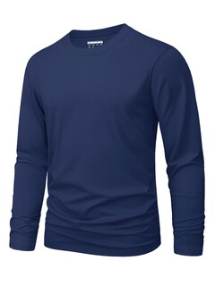 Foto 1 | Foto 1 | Camiseta De Manga Larga De Algodón Para Hombre De Shirt Magnivit Azul Marino - Venta Internacional.