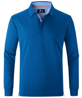 Foto 1 | Foto 1 | Polo Swisswell De Manga Larga Para Hombre Azul Grande Y Alto - Venta Internacional.