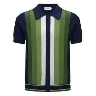 Foto 1 | Foto 1 | Polo Oxknit De Punto Vintage De Manga Corta Para Hombre - Venta Internacional.