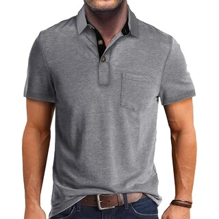 Foto 1 | Foto 1 | Polo Seganup Para Hombre Con Bolsillo Que Absorbe La Humedad - Venta Internacional.