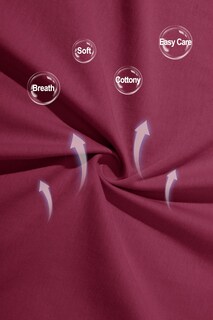 Foto 4 | Foto 4 | Camisas De Algodón Para Hombre Magnivit Henley De Manga Corta Color Rojo Vino - Venta Internacional.