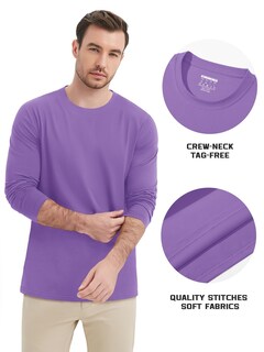 Foto 6 | Foto 6 | Camisa Magnivit Morada De Manga Larga De Algodón Para Hombre - Venta Internacional.