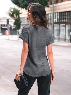Foto 4 | Foto 4 | Camiseta Tipo Túnica Automet 2025 De Verano De Manga Corta Para Mujer - Gris S - Venta Internacional.