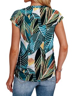 Foto 5 | Foto 5 | Camiseta Sampeel Para Mujer Holgada Corte Holgado Diseño Fruncido 2025 - Venta Internacional.