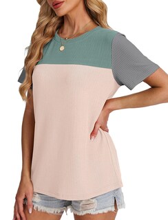 Foto 3 | Foto 3 | Blusas Tipo Túnica Wiholl Summer Para Mujer De Manga Corta Color Verde - Venta Internacional.