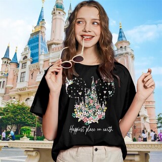 Foto 3 | Foto 3 | Camiseta Vilove Magical Believe In Magic Para Mujer Negra - Venta Internacional.