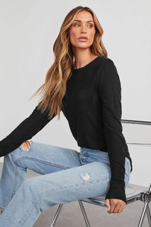 Foto 2 | Foto 2 | Camiseta Tipo Túnica Neyouqe Para Mujer Manga Larga Negra Casual 2025 S - Venta Internacional.