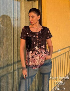 Foto 4 | Foto 4 | Blusa Zeagoo Para Mujer Túnica Con Estampado Floral Atuendos De Verano - Venta Internacional.