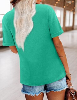 Foto 4 | Foto 4 | Top Tipo Túnica Bette Boutik Para Mujer Manga Corta Cuello En V De Verano - Venta Internacional.