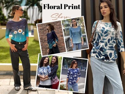 Foto 4 | Foto 4 | Top Tipo Túnica Zeagoo Casual De Manga 3/4 Para Mujer De Poliéster - Venta Internacional.