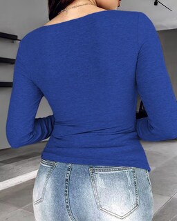 Foto 4 | Foto 4 | Camiseta De Manga Larga Con Sujetador Incorporado Para Mujer Chic Me - Venta Internacional.