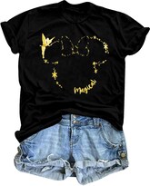Camiseta Vilove Magical Believe In Magic Para Mujer Negra B - Venta Internacional.