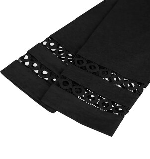 Foto 6 | Foto 6 | Camiseta Tipo Túnica Xieerduo Con Manga 3/4 Y Cuello En V Para Mujer Color Negro Xl - Venta Internacional.
