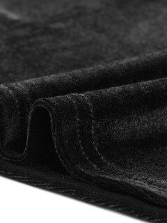 Foto 7 | Foto 7 | Top Seta T De Terciopelo Con Cuello En V Para Mujer Mangas Largas Talla Xl Color Negro - Venta Internacional.