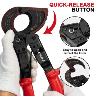 Foto 5 | Foto 5 | Cortadores De Cables Sanuke Ratcheting Heavy Duty Para Electricistas - Venta Internacional.