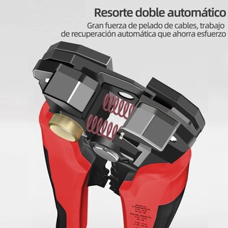 Foto 3 | Foto 3 | Pinza Pela Cables Belug Automática 8 Pulgadas Uso Rudo Rojo