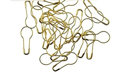 Foto 3 | Foto 3 | Aguja Safety Pins Woiwo Calabash Con Forma De Alfiler 100 Unidades (oro) Metal - Venta Internacional.