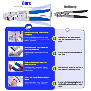 Foto 2 | Foto 2 | Kit De Herramientas Para Prensar Cables Twidec De Hasta 2 2 Mm Con Accesorios - Venta Internacional.