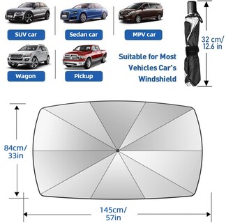 Foto 5 | Foto 5 | Parasol Para Parabrisas De Coche Jasvic Uv Block (grande) - Venta Internacional.