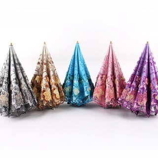 Foto 4 | Foto 4 | Sombrilla Umbrella Honeystore Con Encaje Para Bodas Y Rayos Uv 1812 Color Gris - Venta Internacional.