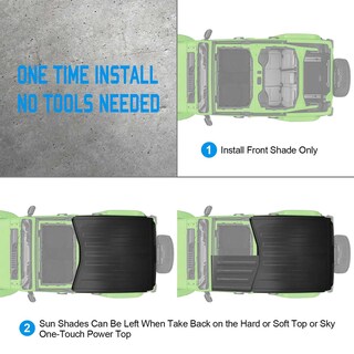 Foto 3 | Foto 3 | Cubierta De Techo Con Sombrilla Spec Jt Jl Top Para Jeep Wrangler 2018-2023 - Venta Internacional.