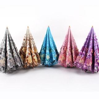Foto 4 | Foto 4 | Sombrilla Umbrella Honeystore Con Encaje Para Bodas Y Rayos Uv 1812 Color Azul - Venta Internacional.