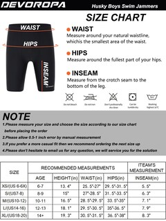 Foto 7 | Foto 7 | Traje De Natación Swim Jammers Devoropa Husky Para Niños Upf 50+ M - Venta Internacional.