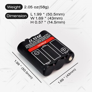 Foto 3 | Foto 3 | Batería Yutsujo 3.6v 800mah Ni-mh De Repuesto Para Motorola - Venta Internacional.