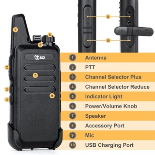 Foto 7 | Foto 7 | Walkie Talkies Tidradio Td-m8s Recargables De Largo Alcance Para Adultos - Venta Internacional.