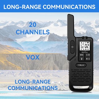 Foto 4 | Foto 4 | Walkie Talkies Belfone De Largo Alcance 20 Canales Ip54 Resistentes Al Agua - Venta Internacional.