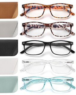 Foto 1 | Foto 1 | Paquete De 5 Gafas De Lectura Jolisu Para Mujer Anti-blue Light 2.25 - Venta Internacional.