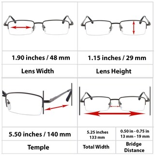 Foto 5 | Foto 5 | Gafas De Lectura Truvision Readers 9509-hp  Paquete De 3  Gunmetal 2.00 - Venta Internacional.