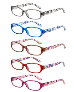 Foto 1 | Foto 1 | Gafas De Lectura Jolisu Para Mujer Paquete De 5 Con Protección Contra La Luz Azul - Venta Internacional.