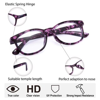 Foto 4 | Foto 4 | Gafas De Lectura Eyeguard Paquete De 4 Modernas Y Coloridas Para Mujer - Venta Internacional.