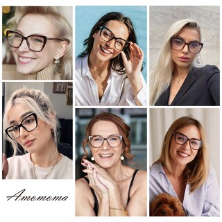 Foto 2 | Foto 2 | Gafas De Lectura Con Luz Azul Amomoma Trendy Tr90 De Gran Tamaño - Venta Internacional.