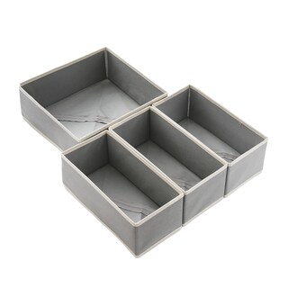 Foto 1 | Foto 1 | Set Organizador De Cajones Bructhun Underwear Gris Claro X4 - Venta Internacional.