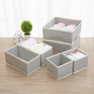 Foto 3 | Foto 3 | Set Organizador De Cajones Bructhun Underwear Gris Claro X4 - Venta Internacional.