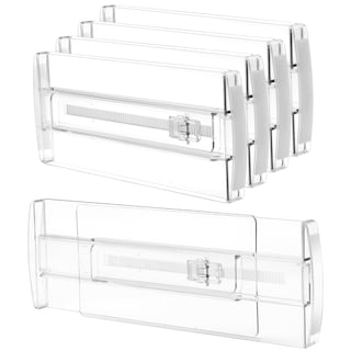 Foto 1 | Foto 1 | Separadores De Cajones Cokihom Paquete De 4 Unidades Para Ropa De 10 A 17 Cm Transparentes - Venta Internacional.