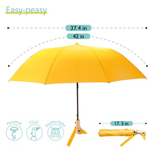 Foto 7 | Foto 7 | Paraguas Viddvoom Fun Duck Handle Compact Travel Para Mujer - Venta Internacional.
