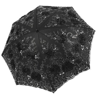 Foto 1 | Foto 1 | Paraguas Honeystore Vintage De Encaje Uv Plegable Para Sol Negro - Venta Internacional.