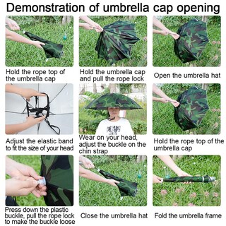 Foto 6 | Foto 6 | Sombrero Tipo Paraguas New-vi 65 Cm Para Exteriores Camuflaje - Venta Internacional.