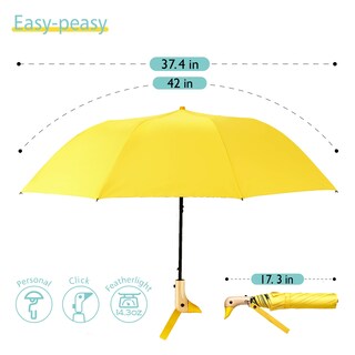 Foto 7 | Foto 7 | Umbrella Viddvoom Duck Umbrella Con Bonito Mango De Pato Compacto - Venta Internacional.
