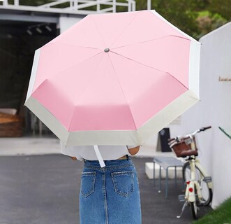 Foto 2 | Foto 2 | Paraguas Leagera Compact Small Travel Arc 116 Cm Rosa Para Mujer - Venta Internacional.