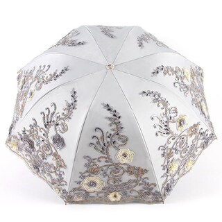 Foto 2 | Foto 2 | Paraguas Honeystore De Protección Solar Vintage De Encaje Para Bodas Gris - Venta Internacional.