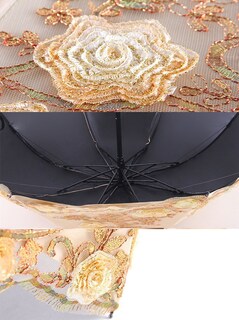Foto 6 | Foto 6 | Paraguas Honeystore De Protección Solar Vintage De Encaje Para Bodas Gris - Venta Internacional.