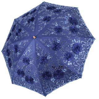 Foto 1 | Foto 1 | Paraguas Honeystore Diseño Vintage Con Encaje Uv Plegable Color Azul Marino 85 Cm - Venta Internacional.