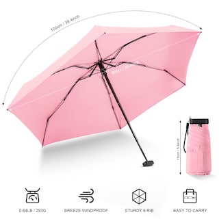 Foto 5 | Foto 5 | Miniparaguas Leagera Compact Impermeable Para Mujer Azul Oscuro - Venta Internacional.